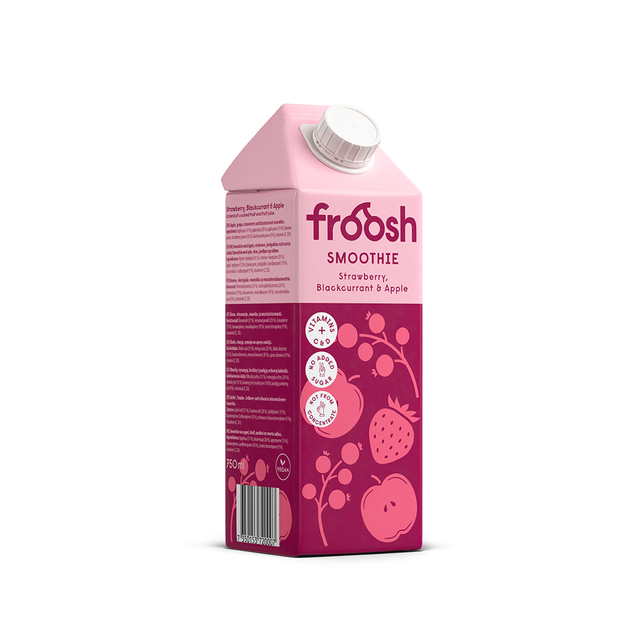 Froosh Smoothie Strawberry, Blackcurrant & Apple 750 ml - Fazer Store