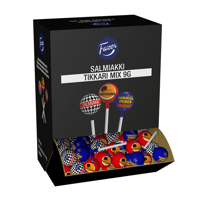Salmiakki Mix Lollipop 9 g - Fazer Store EN