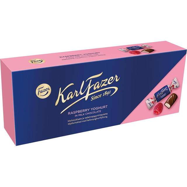 Karl Fazer Raspberry yoghurt 270 g - Fazer Store EN