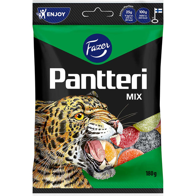 Pantteri Mix wine gums 180 g - Fazer Store EN
