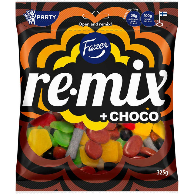 Remix +choco assorted sweets 325 g - Fazer Store EN