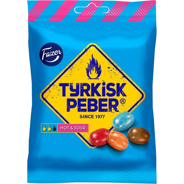 Tyrkisk Peber Hot & Sour 150 g - Fazer Store EN