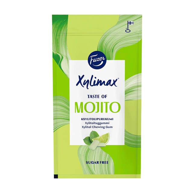 Xylimax Taste of Mojito xylitol chewing gum 38g - Fazer Store