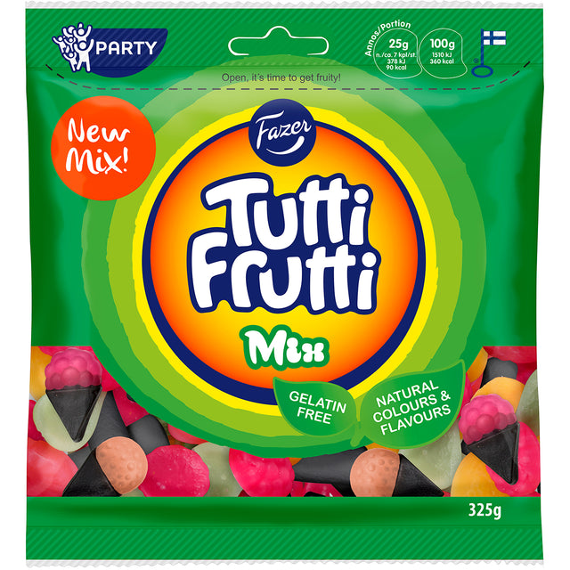 Tutti Frutti Mix natural 325 g - Fazer Store EN