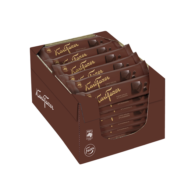 Karl Fazer Dark Chocolate 39 g - Fazer Store