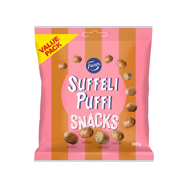 Suffeli Puffi Snacks bag 300g - Fazer Store