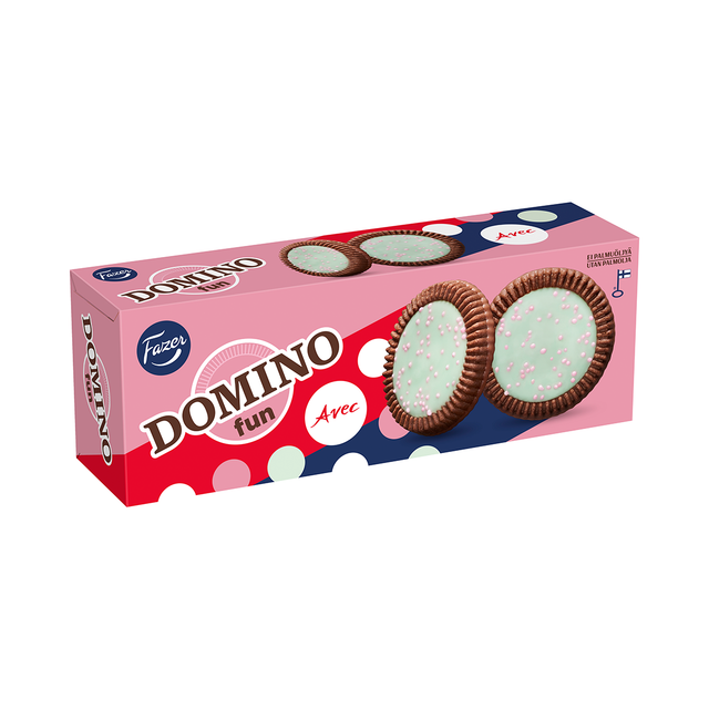 Domino Fun Avec indulgent biscuit 120g - Fazer Store