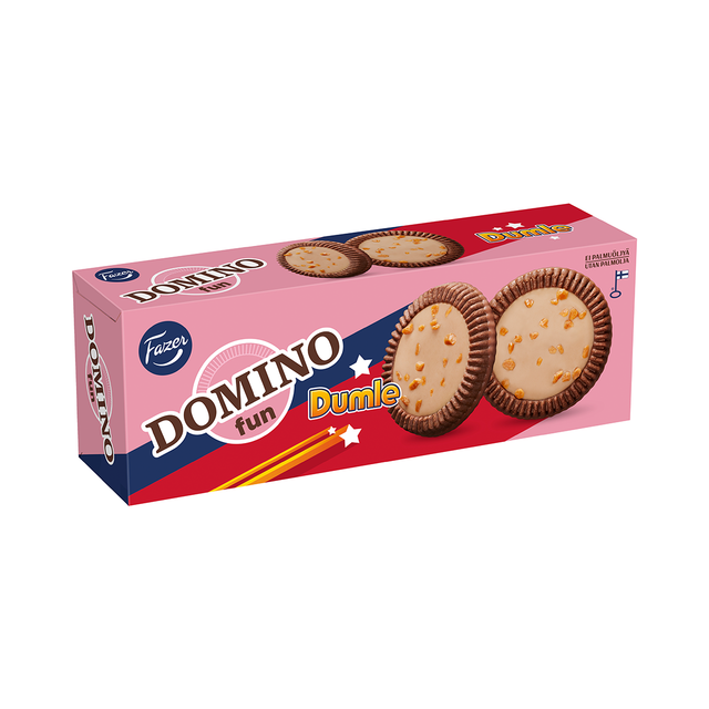 Domino Fun Dumle indulgent biscuit 120g - Fazer Store