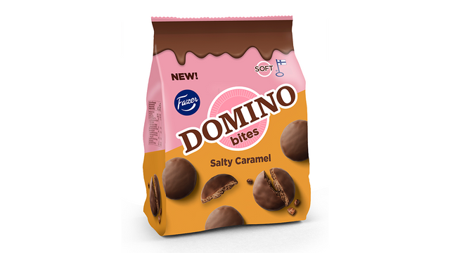 Domino Bites Salty Caramel indulgent biscuits 185g