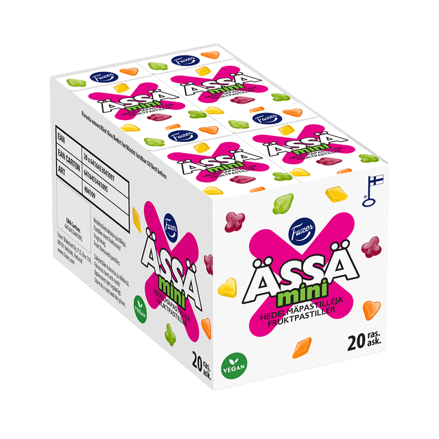 Ässä Mini fruit pastille 40g - Fazer Store