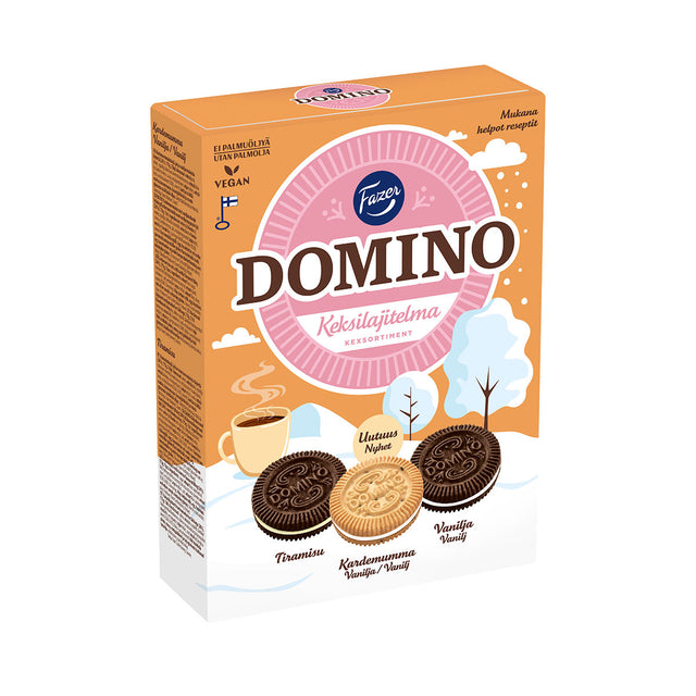 Domino biscuit assortment 525g