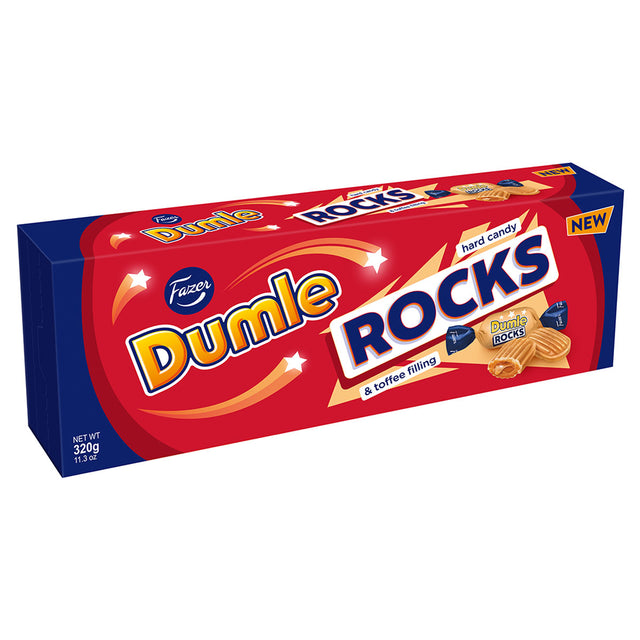 Dumle Rocks toffee caramel 320g - Fazer Store