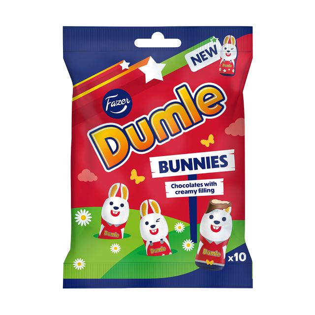 Dumle Bunnies chocolate figures 122g - Fazer Store