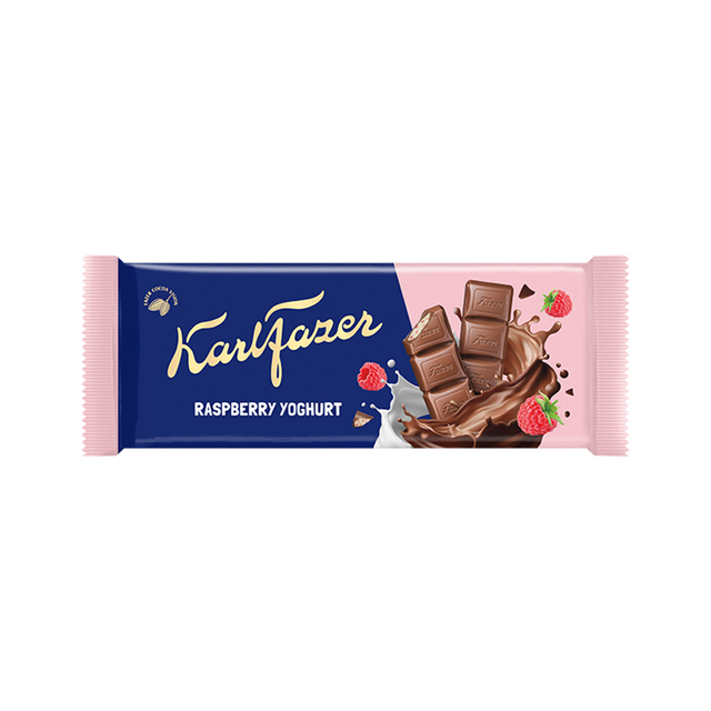 Karl Fazer Raspberry Yogurt tablet 100 g