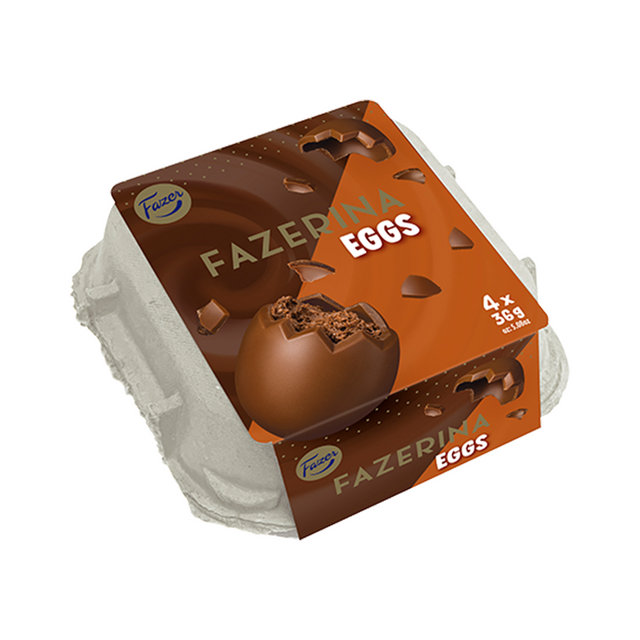 Fazerina choco mousse egg 4-pack, 144g