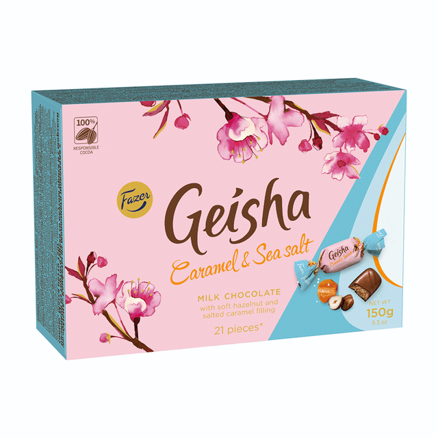 Geisha Caramel & Sea salt 150g