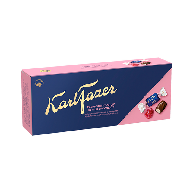 Karl Fazer Raspberry Yoghurt chocolate praline 250g