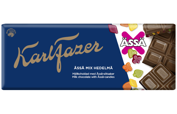 Karl Fazer Ässä Mix Fruit chocolate tablet 200g