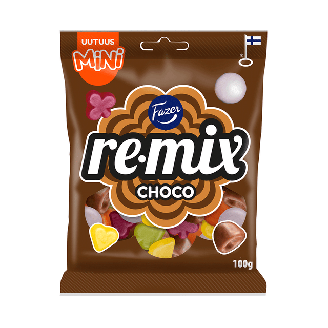 Remix Mini Choco candy bag 100g - Fazer Store
