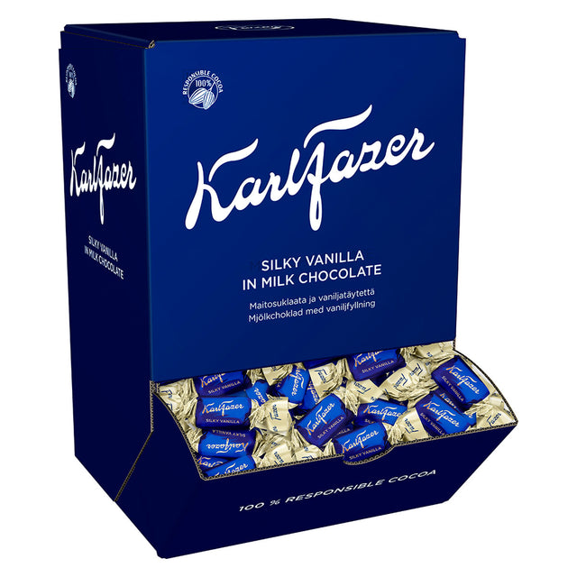 Karl Fazer Silky Vanilla chocolate pralines 3kg - Fazer Store