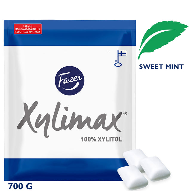 Xylimax Sweet Mint Full Xylitol Chewing Gum 700 g - Fazer Store