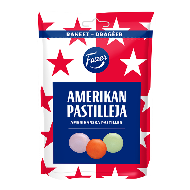 American dragee 175 g - Fazer Candy Store