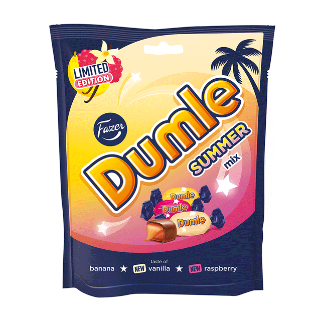 Dumle seasonal summer mix bag 180g - Fazer Store