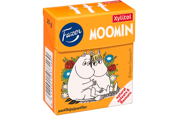 Moomin xylitol fruitpastilles 20 g - Fazer Store EN