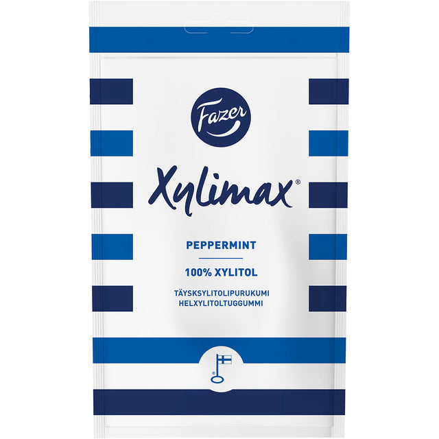 Xylimax Peppermint full xylitol chewing gum 80 g - Fazer Store EN