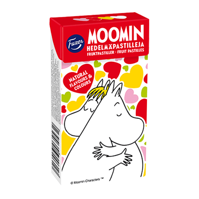 Fazer Moomin fruit pastilles 40 g - Fazer Store