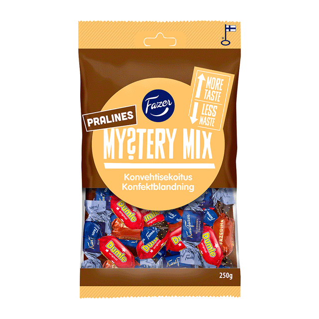 Fazer Mystery Mix Choco yoghurt chocolate praline bag 250g - Fazer Store