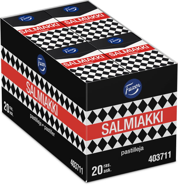 Fazer Salmiakki pastilles 40g - Fazer Candy Store