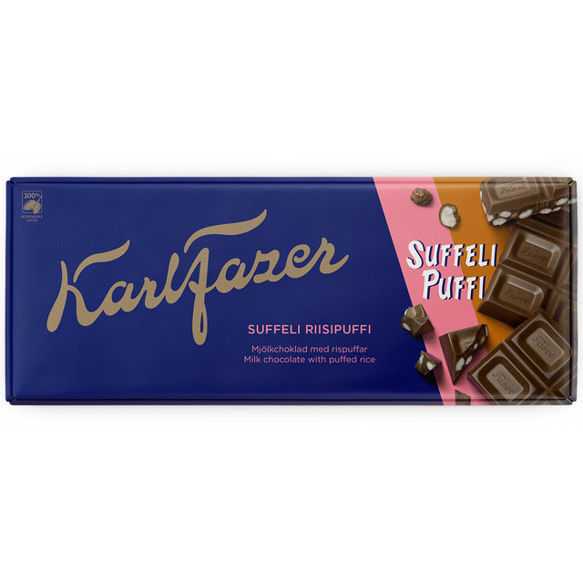 Karl Fazer Suffeli milk chocolate 198 g - Fazer Store