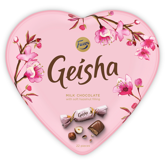 Geisha chocolates in tinbox 158 g - Fazer Store