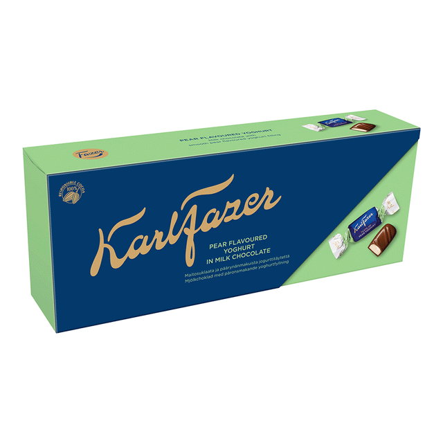 Karl Fazer Pear yoghurt praline box 270 g - Fazer Store
