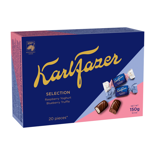 Karl Fazer Selection chocolates 150g box - Fazer Store