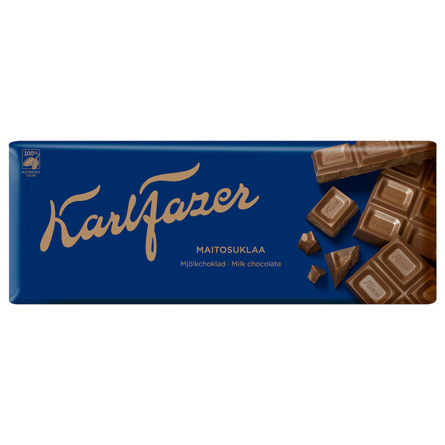 Karl Fazer Milk Chocolate 200 g - Fazer Store EN