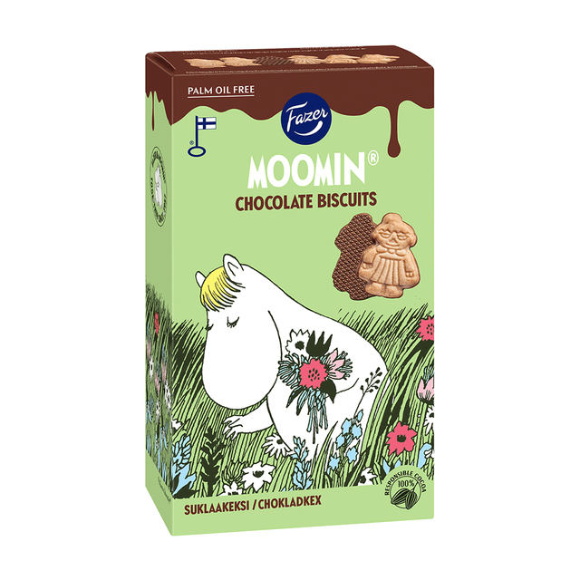 Fazer Moomin Chocolate Biscuits 175g - Fazer Store
