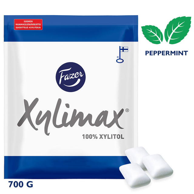 Xylimax Peppermint Full Xylitol Chewing Gum 700 g - Fazer Store