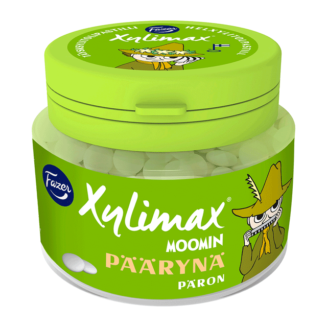 Xylimax Moomin Pear pastilles 90 g - Fazer Store