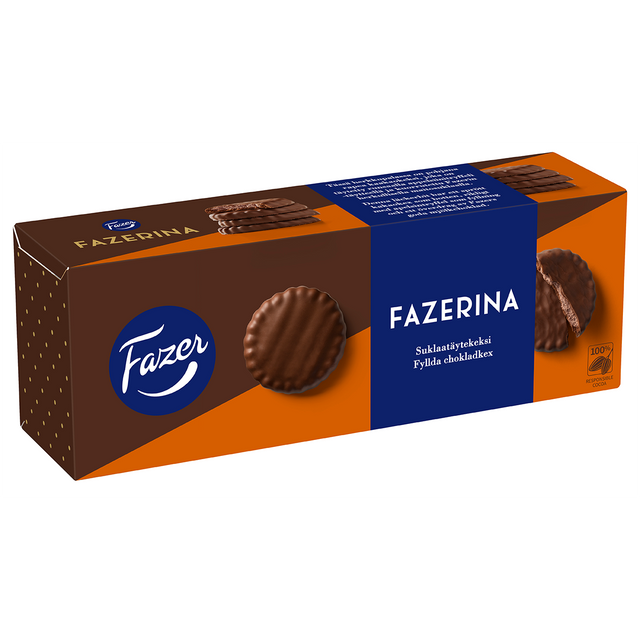 Fazerina chocolate biscuit 142 g - Fazer Candy Store